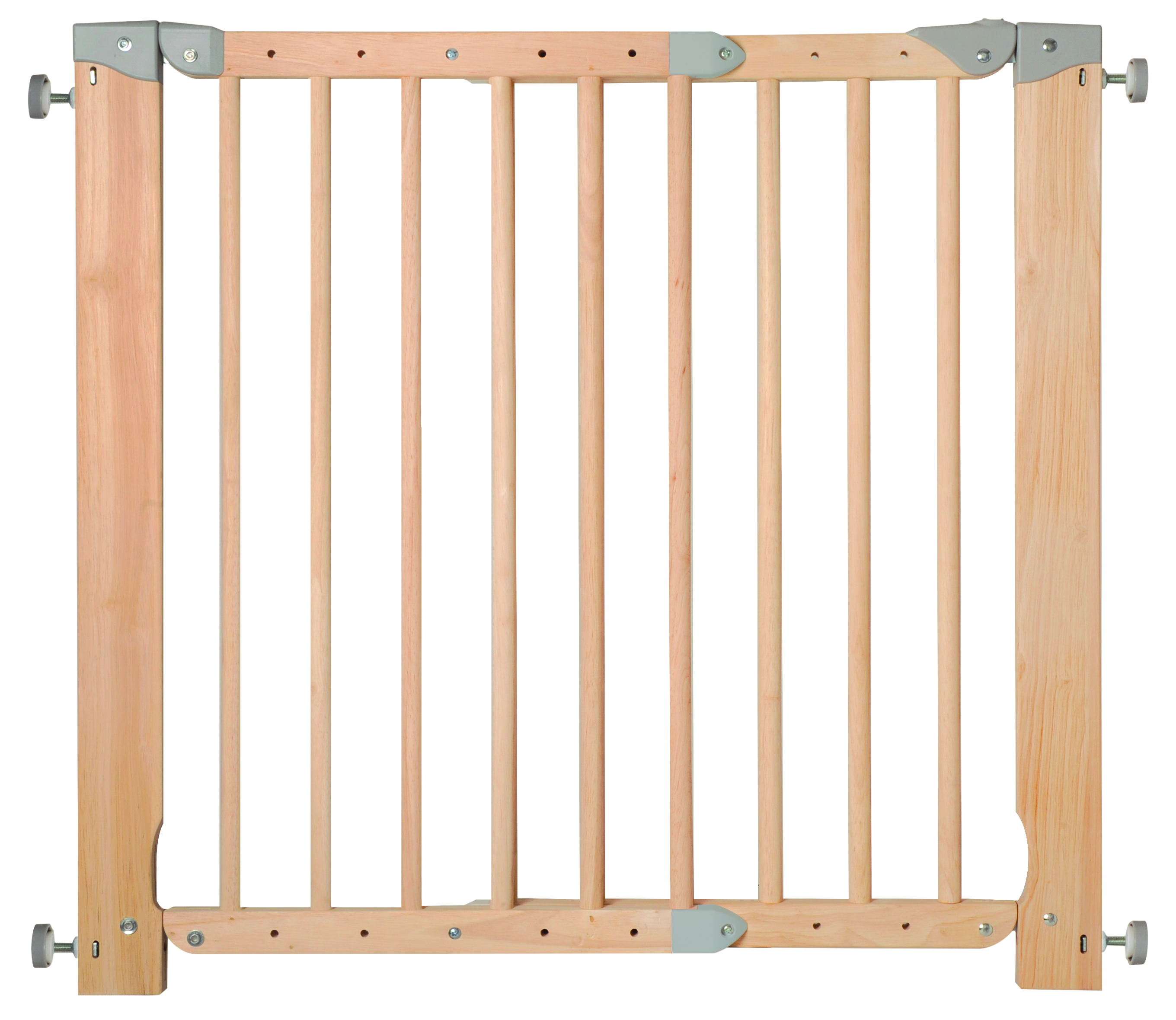 Barrière de sécurité pour enfants lila amovible bois brut fsc 70-103cm - NORDLINGER