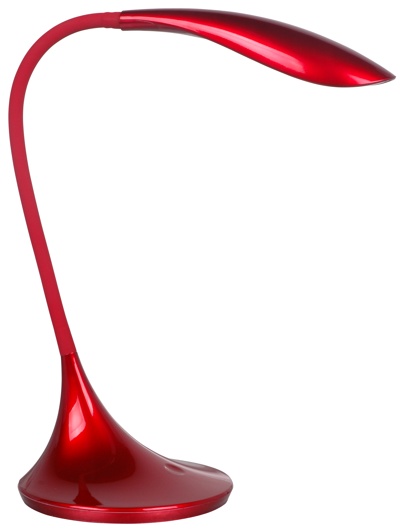 Lampe de bureau Cobra rouge LED 4,5W 400lm - INVENTIV