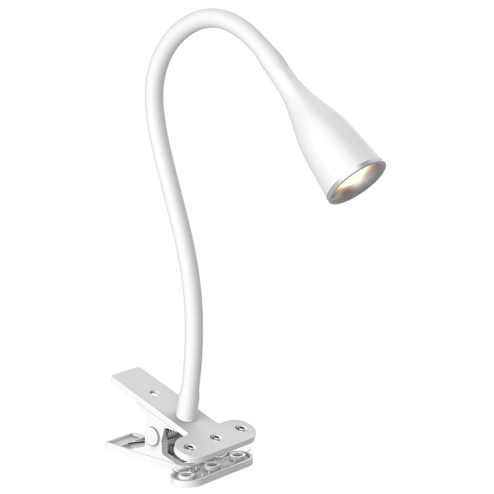 Lampe Pince Stella LED 4,5W 320lm Blanc - INVENTIV