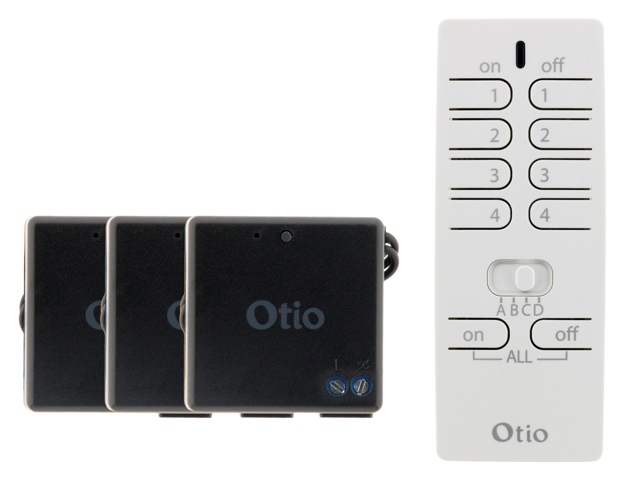 Pack éclairage connecté avec télécommande et 3 modules éclairage - OTIO