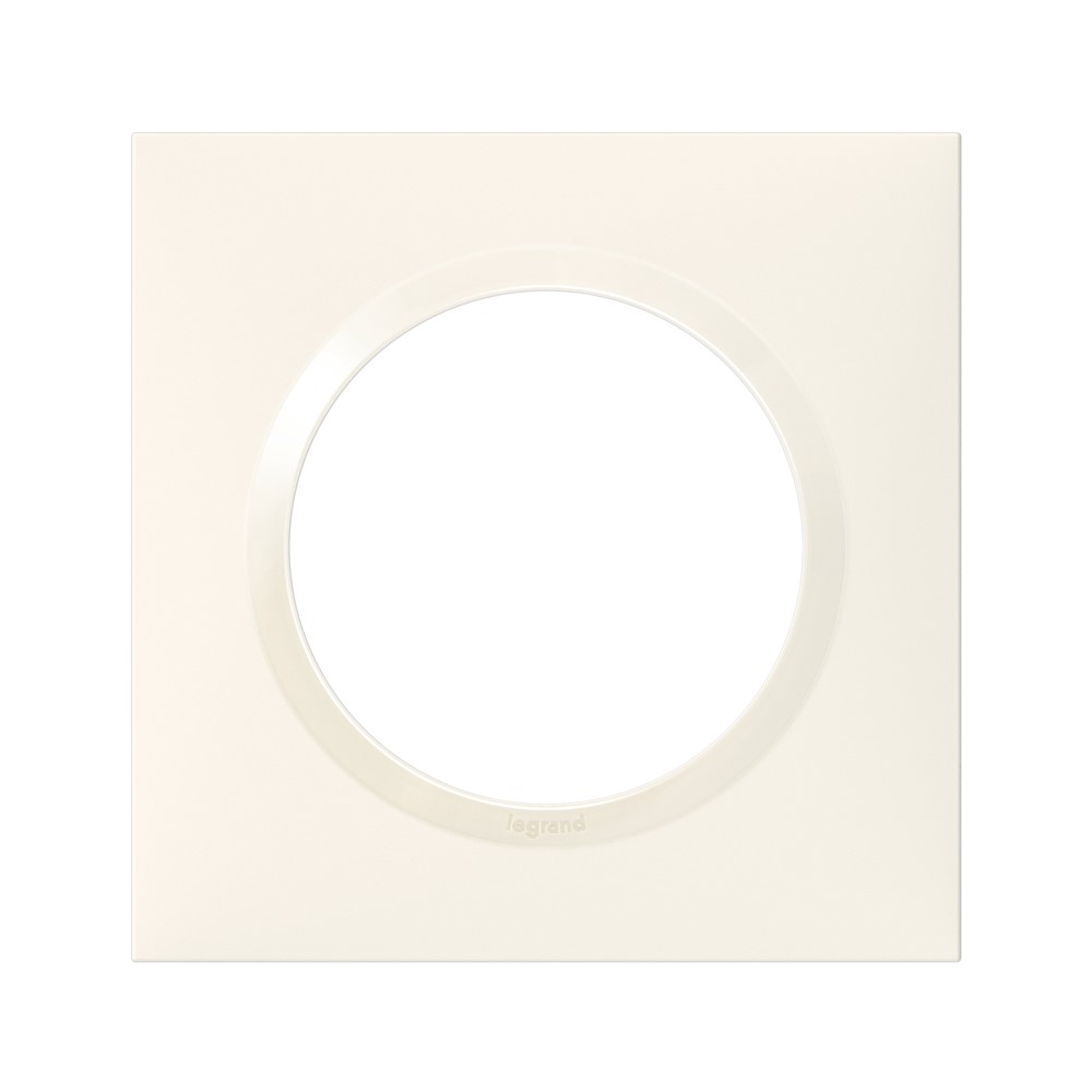 Plaque interrupteur ou prise Dooxie 1 poste Blanc - LEGRAND