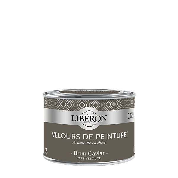 Peinture multisupport velours brun caviar 125ml - LIBERON