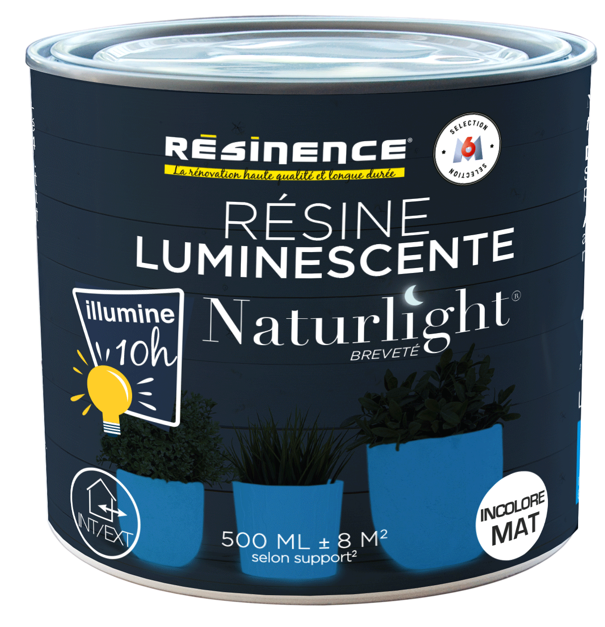 Résine luminescente Naturlight Incolore 500 ml - RESINENCE