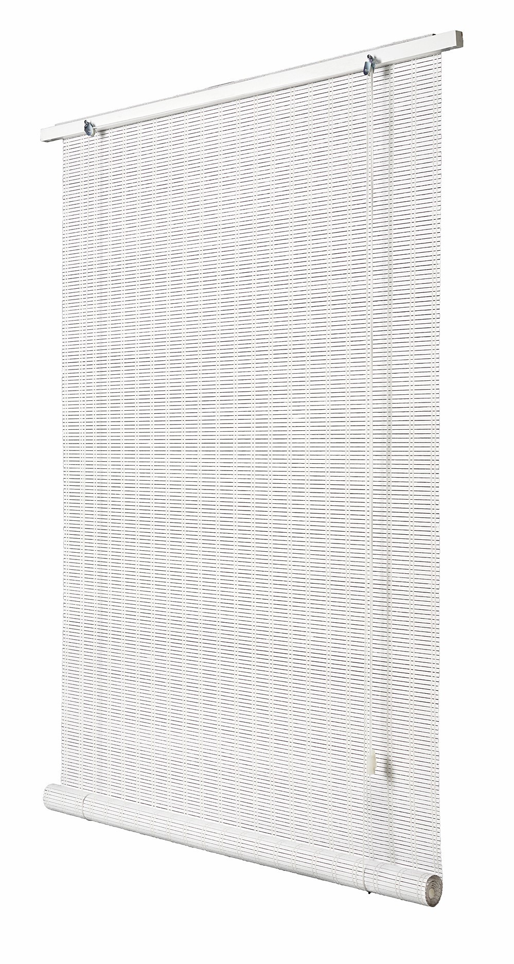 Store enrouleur intérieur/extérieur blanc L.1,4xH.180cm