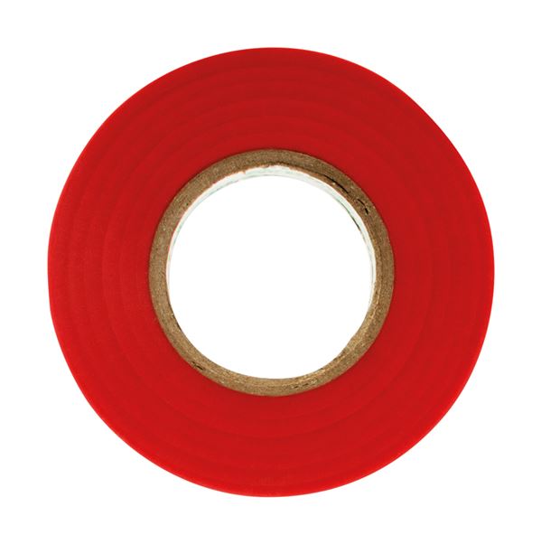 Rouleau adhesif 19mm x 20m rouge - zenitech