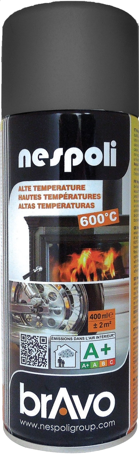 Aérosol spécial hautes temperatures aluminium