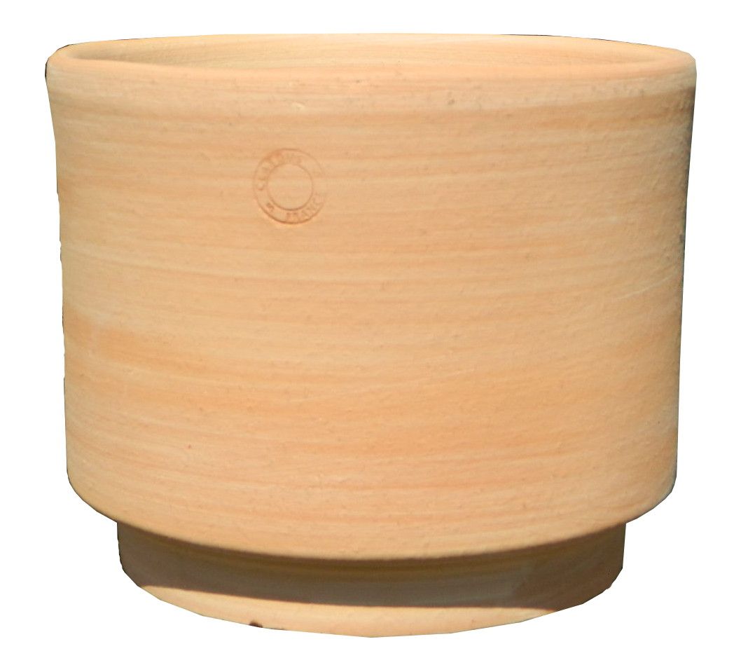 Vase cylindrique 25 cm patine