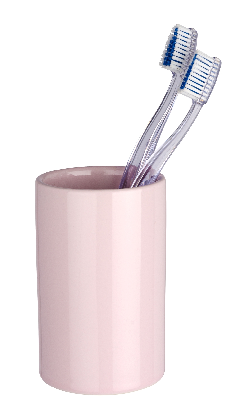 Gobelet brosse à dents Polaris céramique rose pastel - WENKO