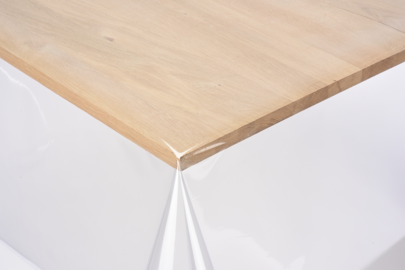 Protège table nappe feuill transparent 10/100 60m - VENILIA