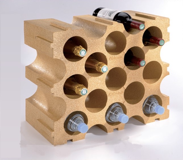 Casier rangement 15 bouteilles polystyrène - MOTTEZ