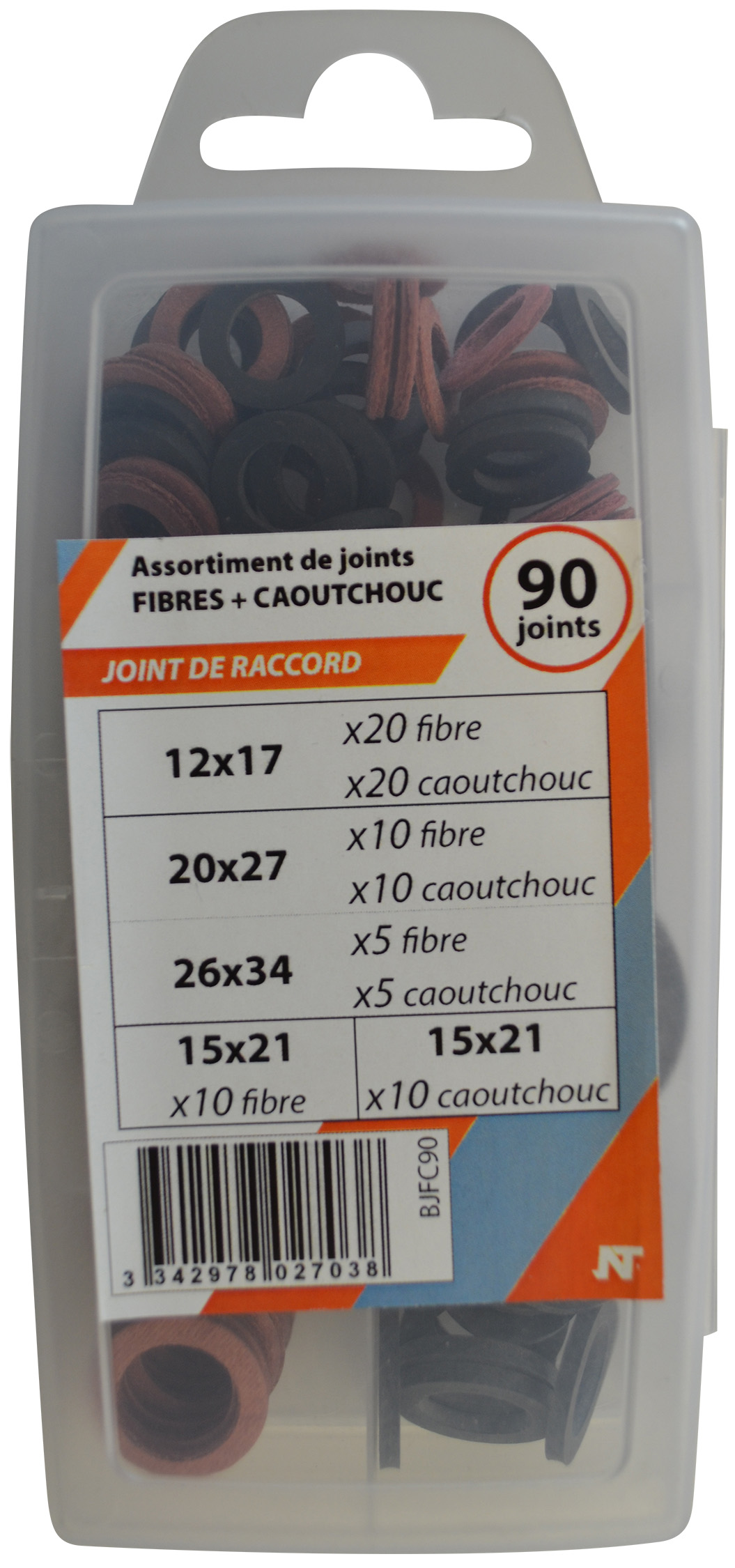 Coffret joints caoutchouc + fibre - NOYON & THIEBAULT