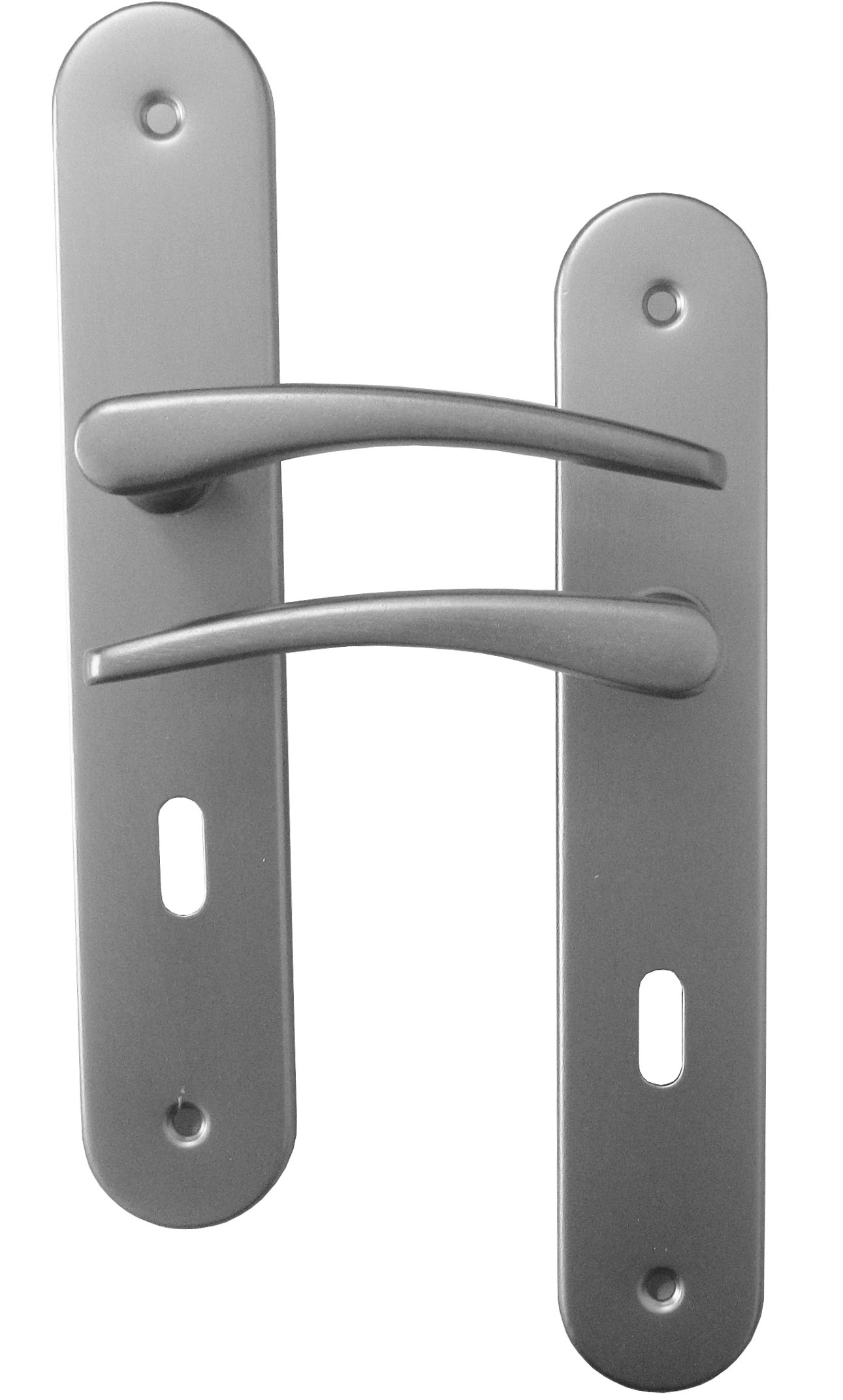 Poignées de porte trou clé Altea aluminium entraxe 165mm - B BEAUTY