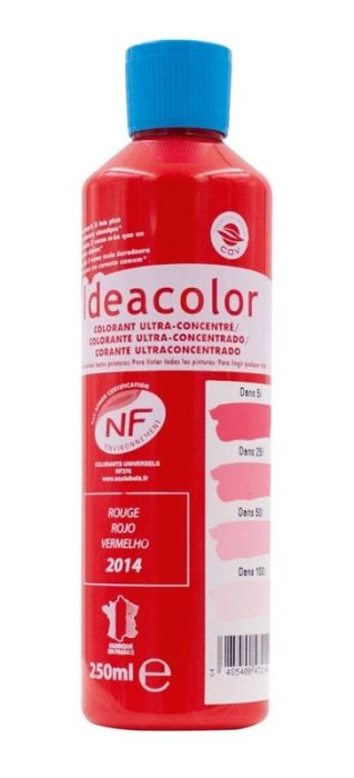 Colorant universel pour peinture rouge 250ml - IDEACOLOR - le Club