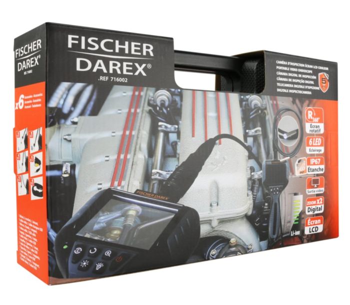 Caméra d'inspection IP67 flexible 1,14m - FISCHER DAREX - le Club