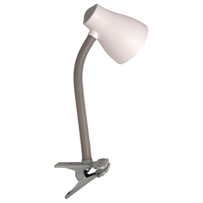 Lampe de bureau Pince Soha E27 25W Gris - INVENTIV - le Club