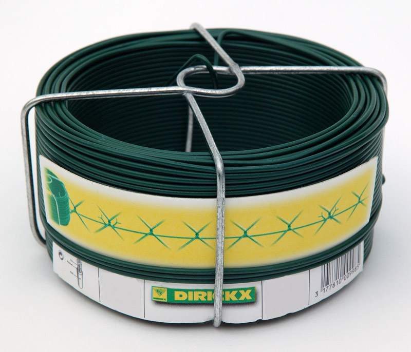 bobinot de fil d'attache plastifié vert - 1,6mm - 30ml - DIRICKX