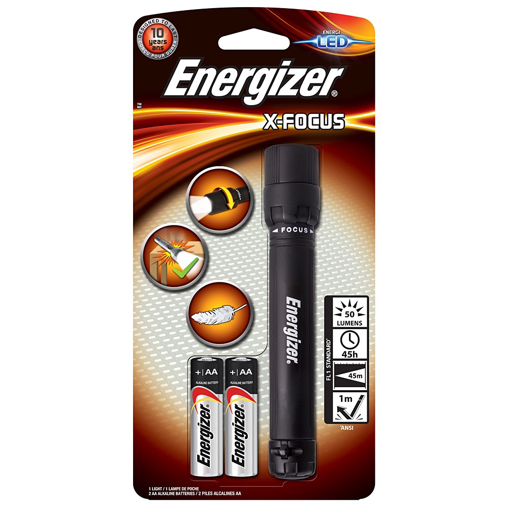 Lampe torche LED Energizer X-focus 2 AA - ENERGIZER - le Club