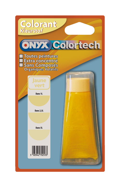 Colorant Jaune vert Onyx Colortech 25 ml
