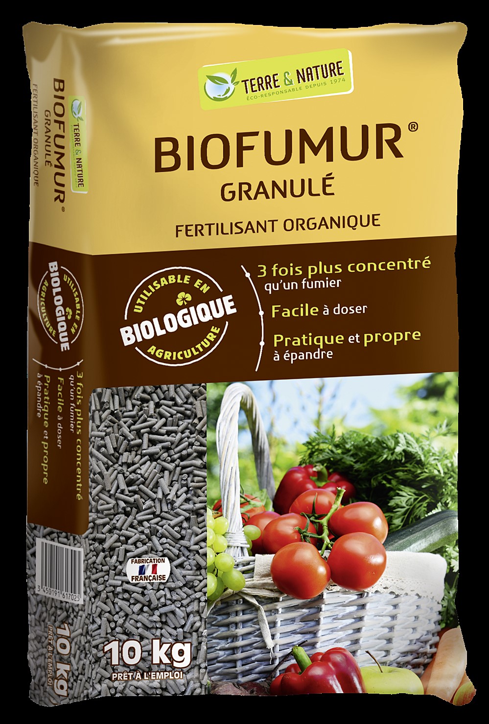 Biofumur Granulé, fertilisant organique