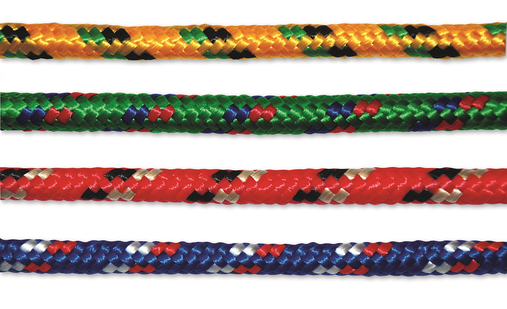 Corde polypropylène et polyester tressée - Ø 9 mm L.7,5 m - coloris assortis - CHAPUIS
