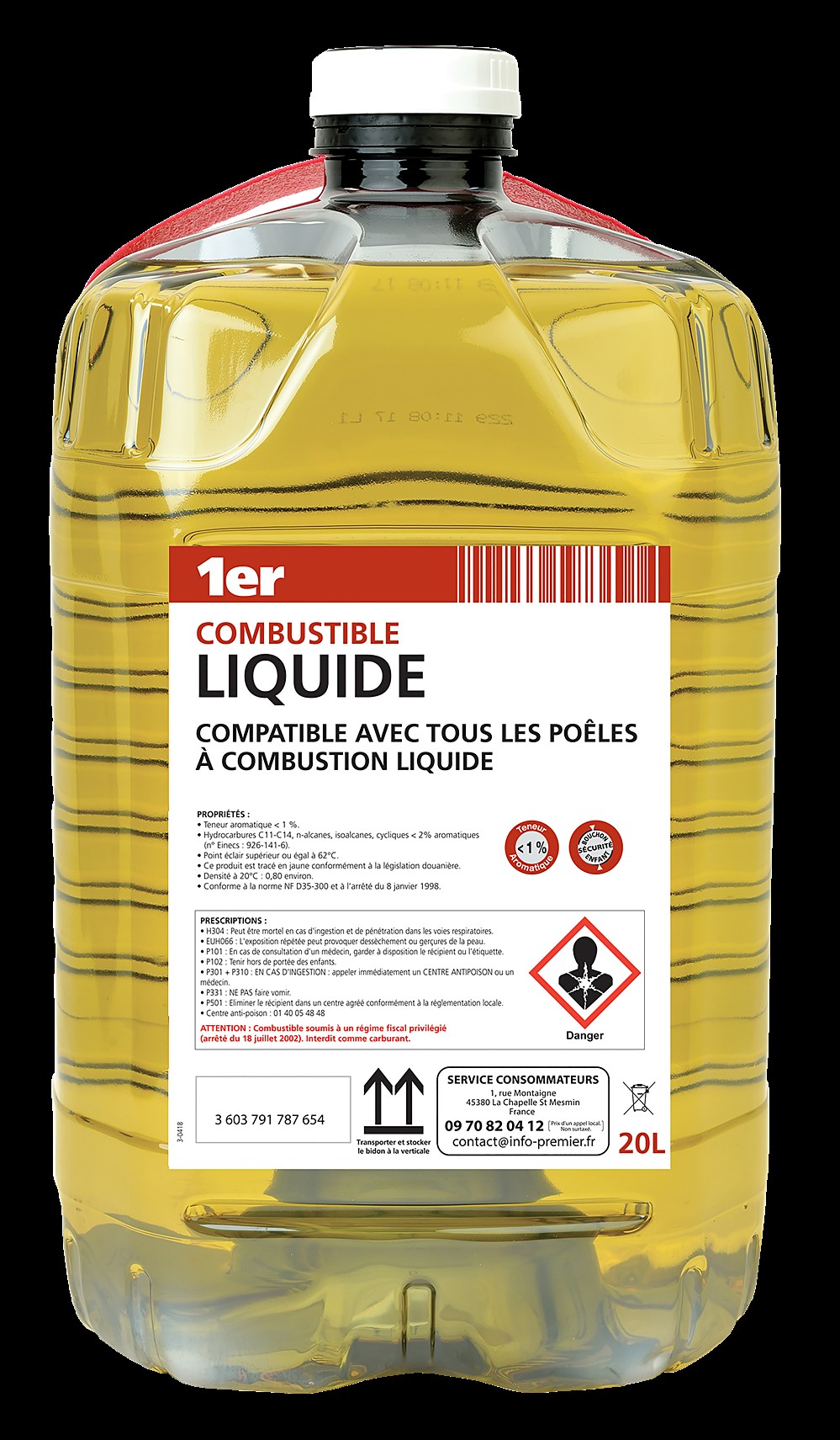 Combustible mister petrole zibro 20l - NPM Lille