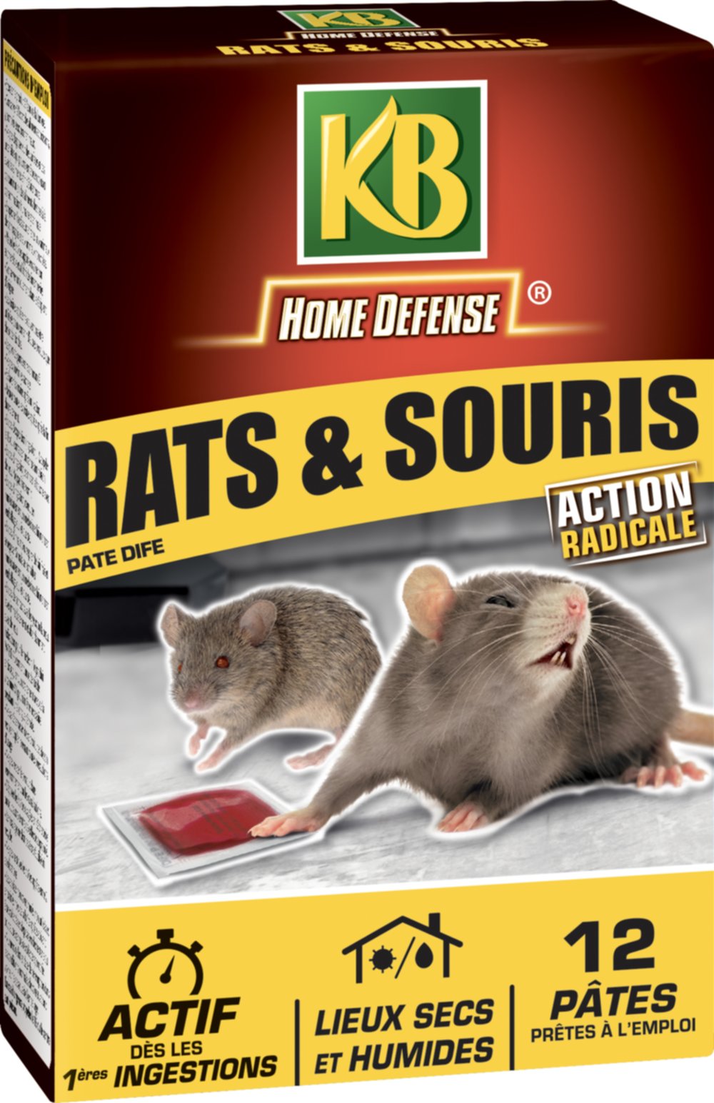 rats et souris pates 120g