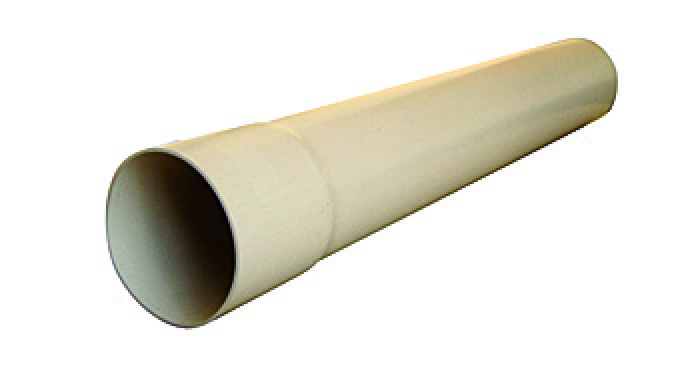 tube de descente pvc 50 sable - 2 m - INTERPLAST