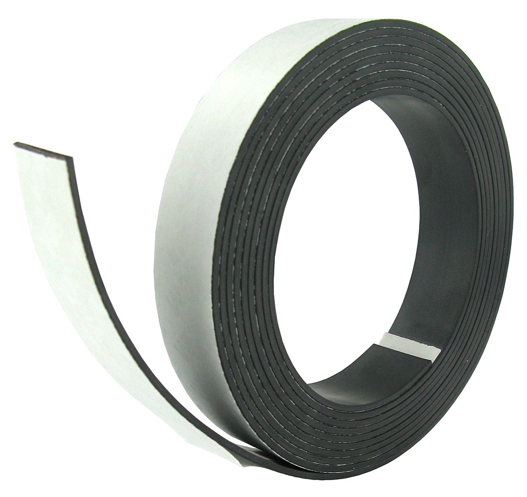 Ruban magnétique adhésif flexible et recoupable à coller l2500xh19xp1.5mm - CIME