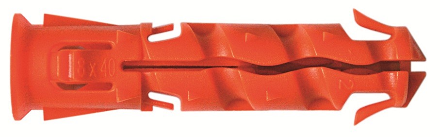 10 Chevilles Ztech Matériaux Pleins Ø10x60mm - RED HEAD